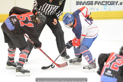2015-01-24 Diavoli Sesto-Hockey Milano Rossoblu U14 0704 Alessia Labruna